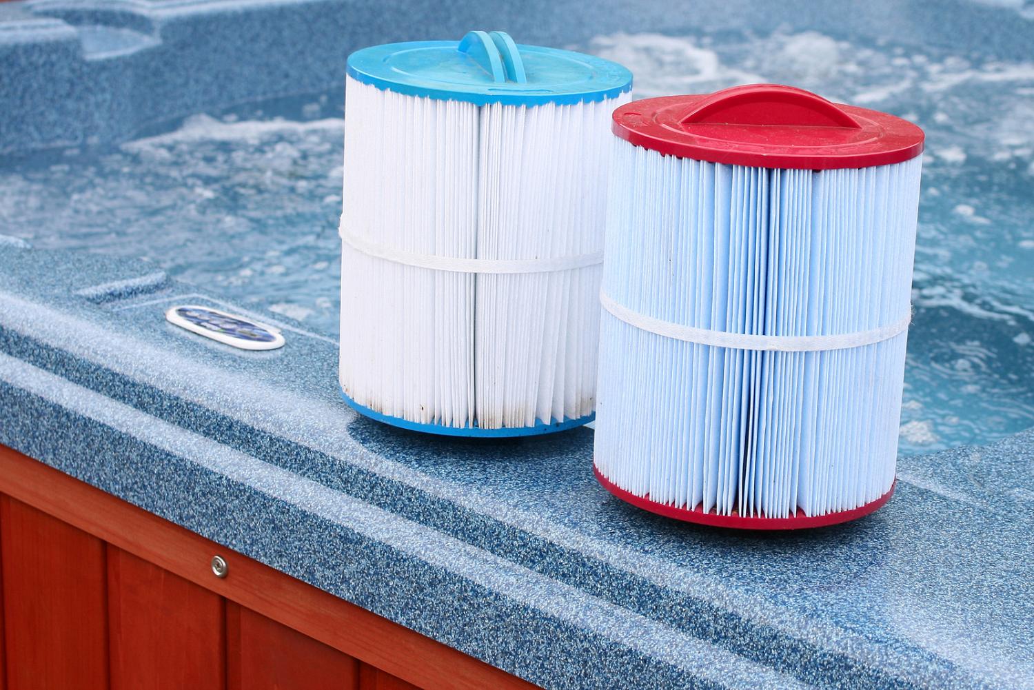 Filters for a hot tub or swimming pool