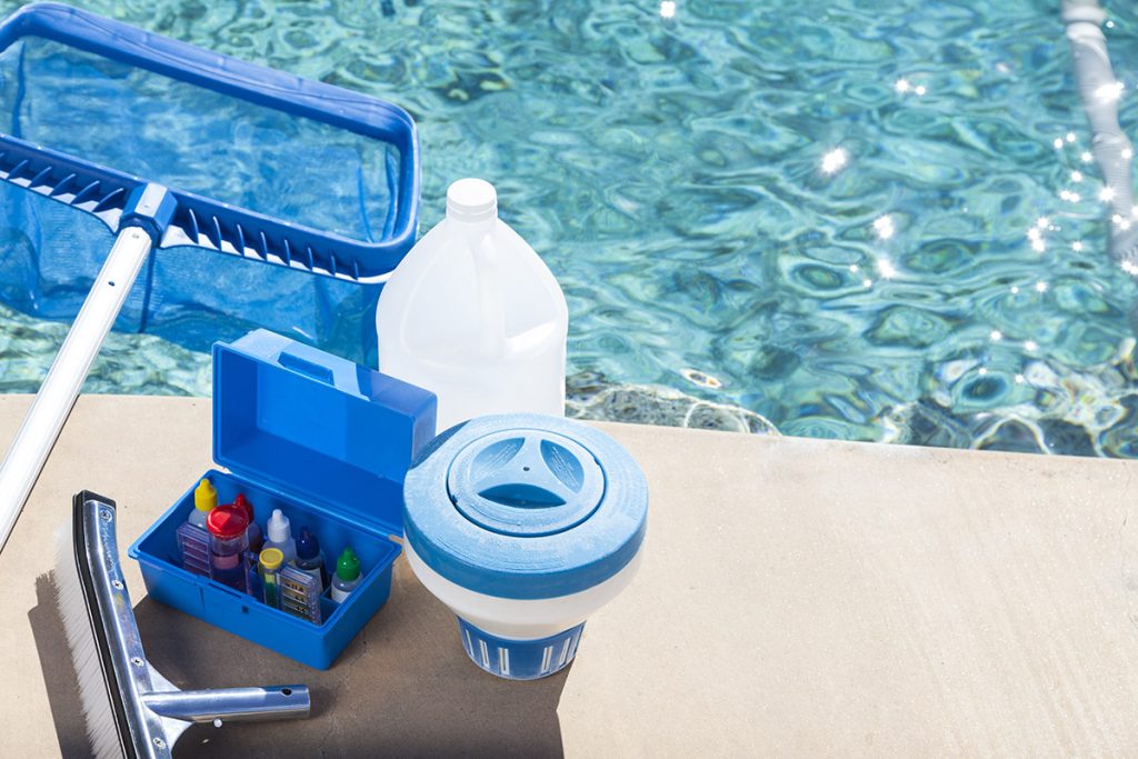 Hot tub cleaning supplies